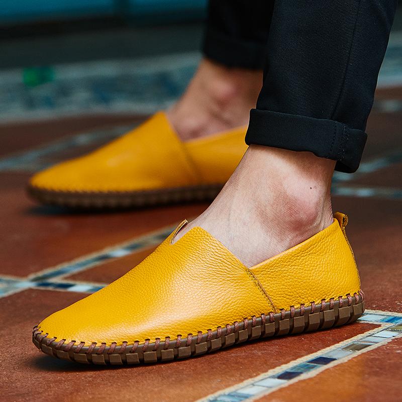 Men Leather Loafers Male Flats Men Leather Casual Shoes Slip- Business Dress Shoes All-Match Walking Shoes Big Size 48 49 50 50
Men Leather Loafers Male Flats Men Leather Casual Shoes Slip- Business Dress Shoes All-Match Walking Shoes Big Size 48 49 50 50
