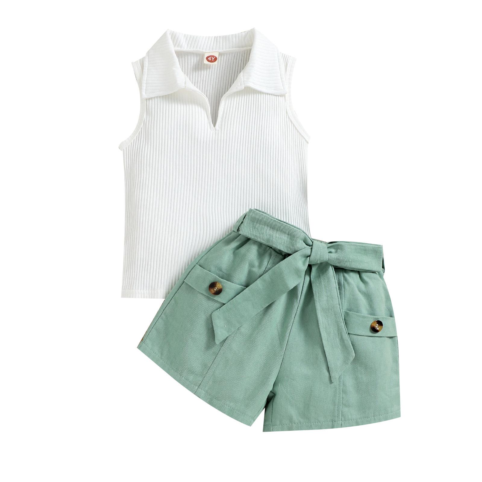 Милый комплект для девочек, весенне-летний детский модный комплект из жилета с воротником поло и шорт 80cm зелёный
Милый комплект для девочек, весенне-летний детский модный комплект из жилета с воротником поло и шорт 80cm зелёный