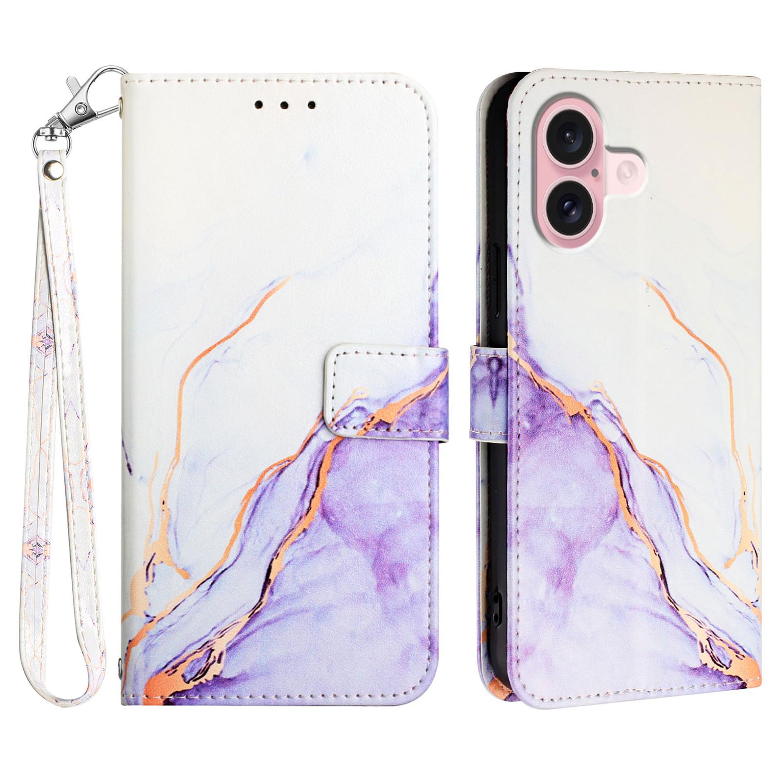 For iPhone 16 Plus Case with Strap Marble Pattern Leather Phone Cover Card Holder E
For iPhone 16 Plus Case with Strap Marble Pattern Leather Phone Cover Card Holder E