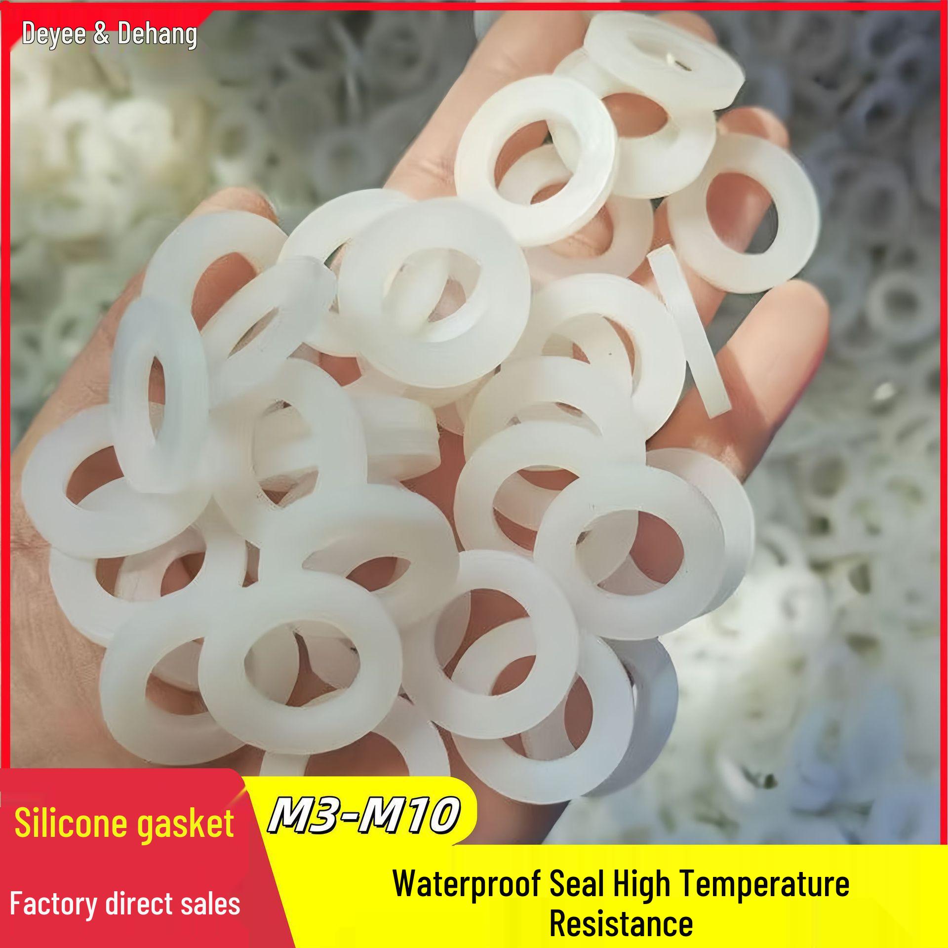 Silicone Waterproof Sealing Gasket Washer For more sizes consult
Silicone Waterproof Sealing Gasket Washer For more sizes consult