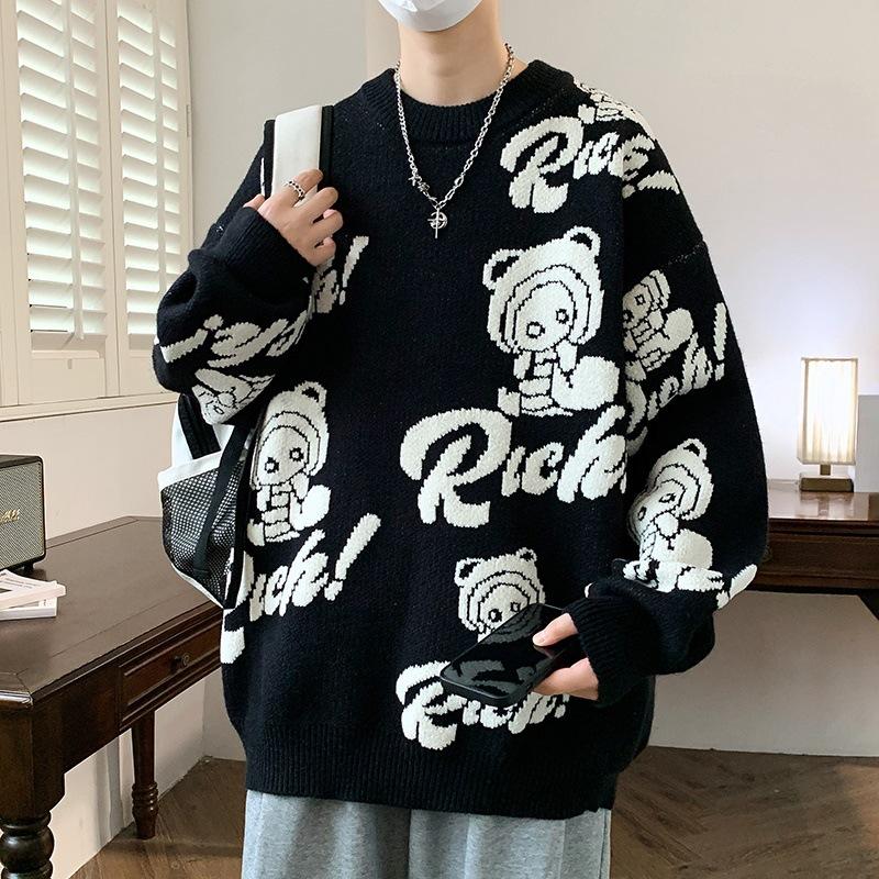 Hot Sale Winter New Fashion Thickened Crew Neck Sweater Men s Knitwear Thread M чорний
Hot Sale Winter New Fashion Thickened Crew Neck Sweater Men s Knitwear Thread M чорний