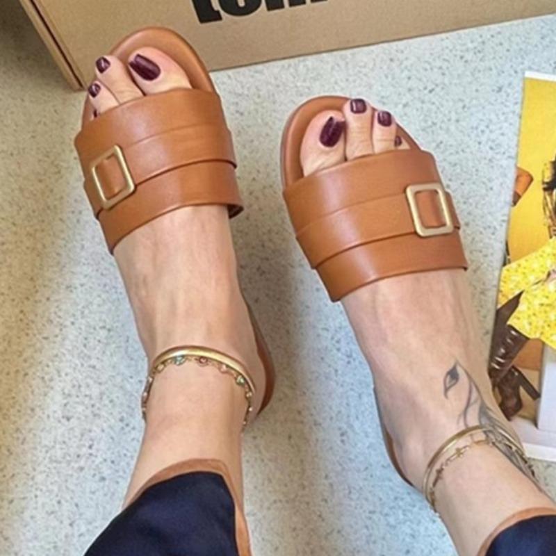 Women s Summer New Square Toe Fashion Flat Slippers Outdoor Casual Elegant Designer Walking Beach Shoes Women s Sandals
Women s Summer New Square Toe Fashion Flat Slippers Outdoor Casual Elegant Designer Walking Beach Shoes Women s Sandals