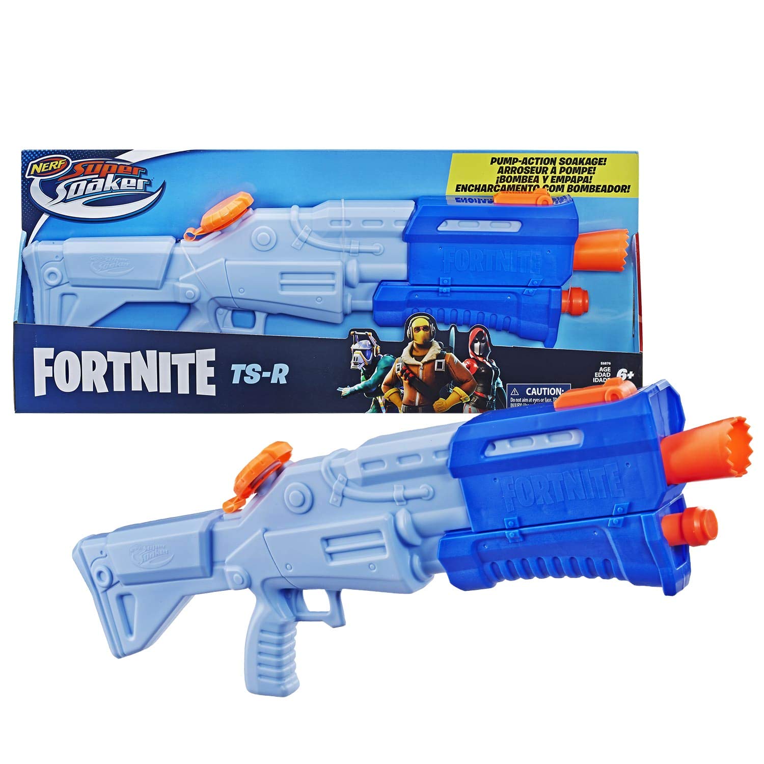 Hasbro Nerf Fortnite TS R Super Soaker Water Blaster Fortnite Water Gun Оригинальный продукт E6876 Водяной пистолет для детей и взрослых Супер мощный Дальность полета синий
Hasbro Nerf Fortnite TS R Super Soaker Water Blaster Fortnite Water Gun Оригинальный продукт E6876 Водяной пистолет для детей и взрослых Супер мощный Дальность полета синий