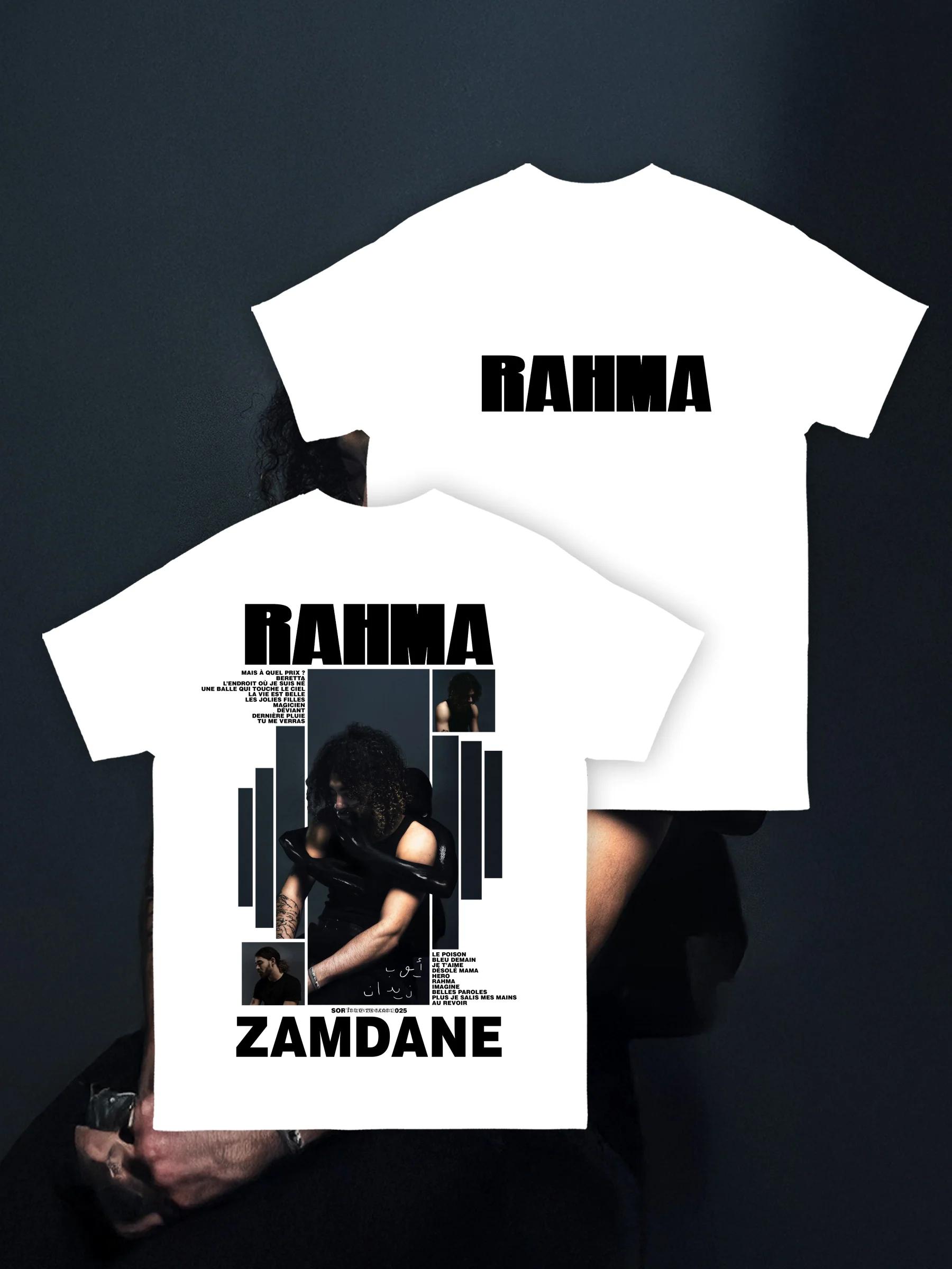 France Rapper Zamdanes 2025 Album RAHMA Graphic Tshirt Unisex Women Pop Music Tshirt Casual Cotton Vintage TShirt Unisex 4XL
France Rapper Zamdanes 2025 Album RAHMA Graphic Tshirt Unisex Women Pop Music Tshirt Casual Cotton Vintage TShirt Unisex 4XL
