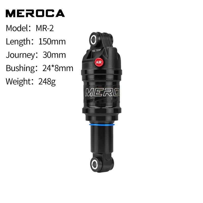 MEROCA MR-2 Амортизатор повітряний для гірського велосипеда MTB 125/150/165/190 мм Регульований тиск повітря Алюмінієвий сплав Велосипедний MTB Повітряний амортизатор 150mm
MEROCA MR-2 Амортизатор повітряний для гірського велосипеда MTB 125/150/165/190 мм Регульований тиск повітря Алюмінієвий сплав Велосипедний MTB Повітряний амортизатор 150mm