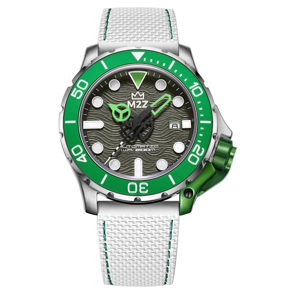 M2Z Diver 200 Сапфировое стекло Белый ремешок Серый циферблат Автоматический 200-001 200М Мужские часы серый
M2Z Diver 200 Сапфировое стекло Белый ремешок Серый циферблат Автоматический 200-001 200М Мужские часы серый