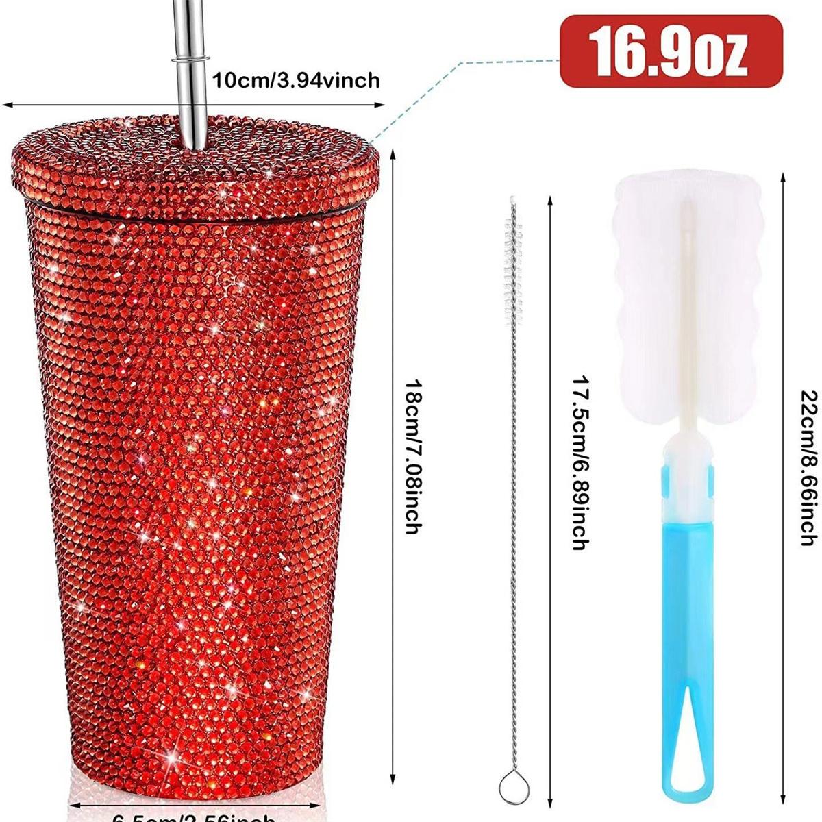 Diamond-studded thermos cup, double-layer stainless steel straw cup, diamond-studded rhinestone coffee cup, gift cup, diamond-st 501-600ml
Diamond-studded thermos cup, double-layer stainless steel straw cup, diamond-studded rhinestone coffee cup, gift cup, diamond-st 501-600ml