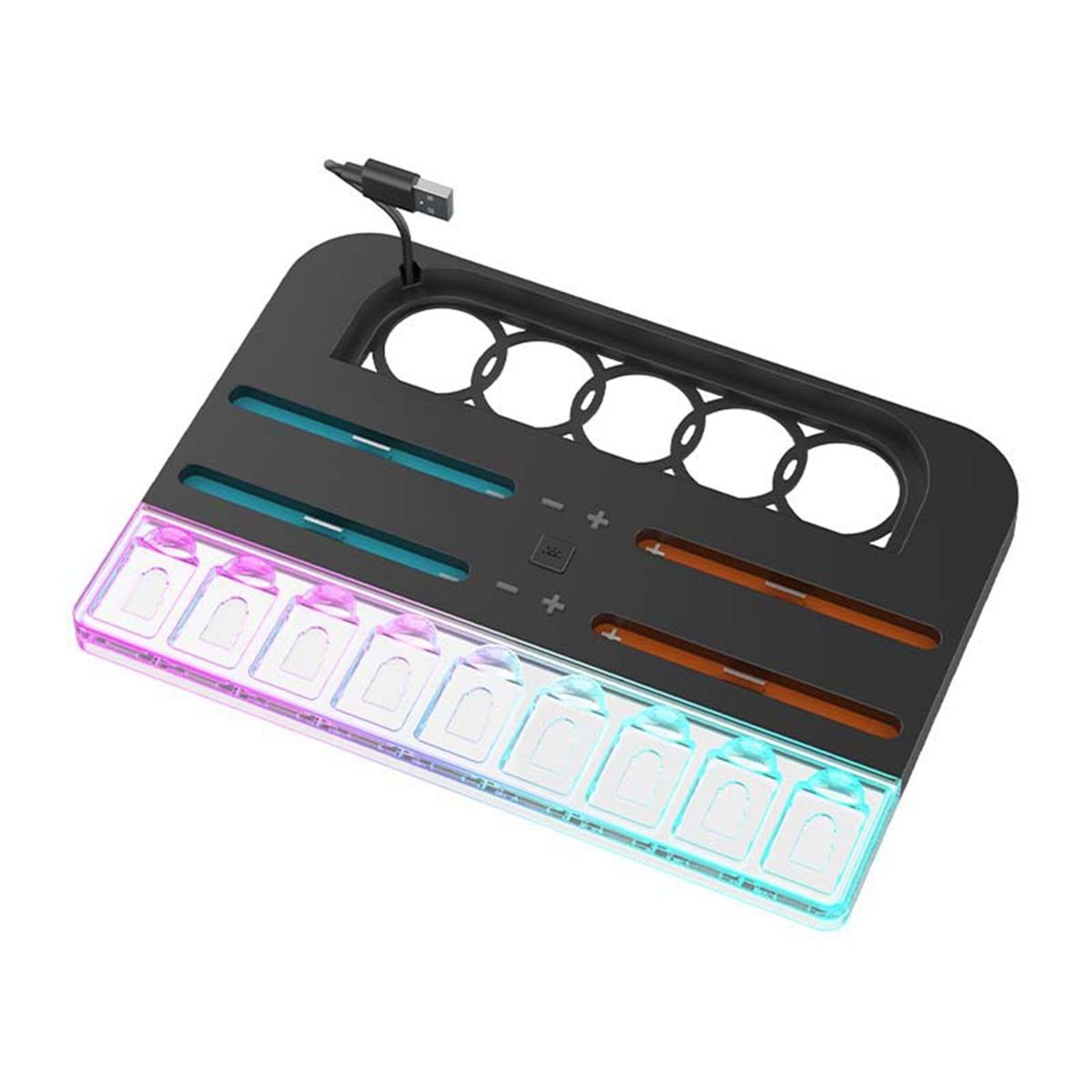 For Switch 2 JoyCon L R Controller Charger Storage Base Game Console Stand with RGB Light for Switch 2 Storage Base
For Switch 2 JoyCon L R Controller Charger Storage Base Game Console Stand with RGB Light for Switch 2 Storage Base