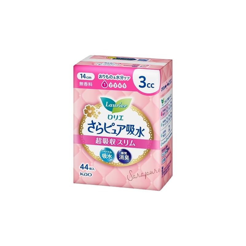 Kao Laurier Sara Pure Water Absorbing Super Absorbing Slim 3 см3 без запаха 44 шт.
Kao Laurier Sara Pure Water Absorbing Super Absorbing Slim 3 см3 без запаха 44 шт.