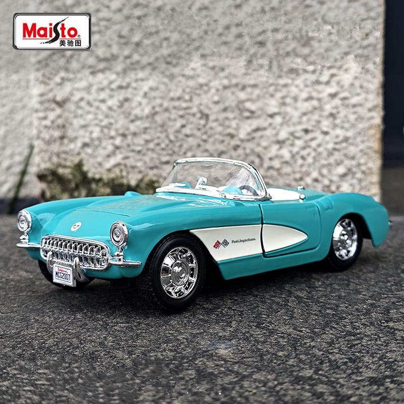 Maisto 1:24 Chevrolet Corvette 1957 Alloy Roadster Sports Car Model Diecast Metal ClassIc Retro Vehicles Car Model Kids Toy Gift
Maisto 1:24 Chevrolet Corvette 1957 Alloy Roadster Sports Car Model Diecast Metal ClassIc Retro Vehicles Car Model Kids Toy Gift