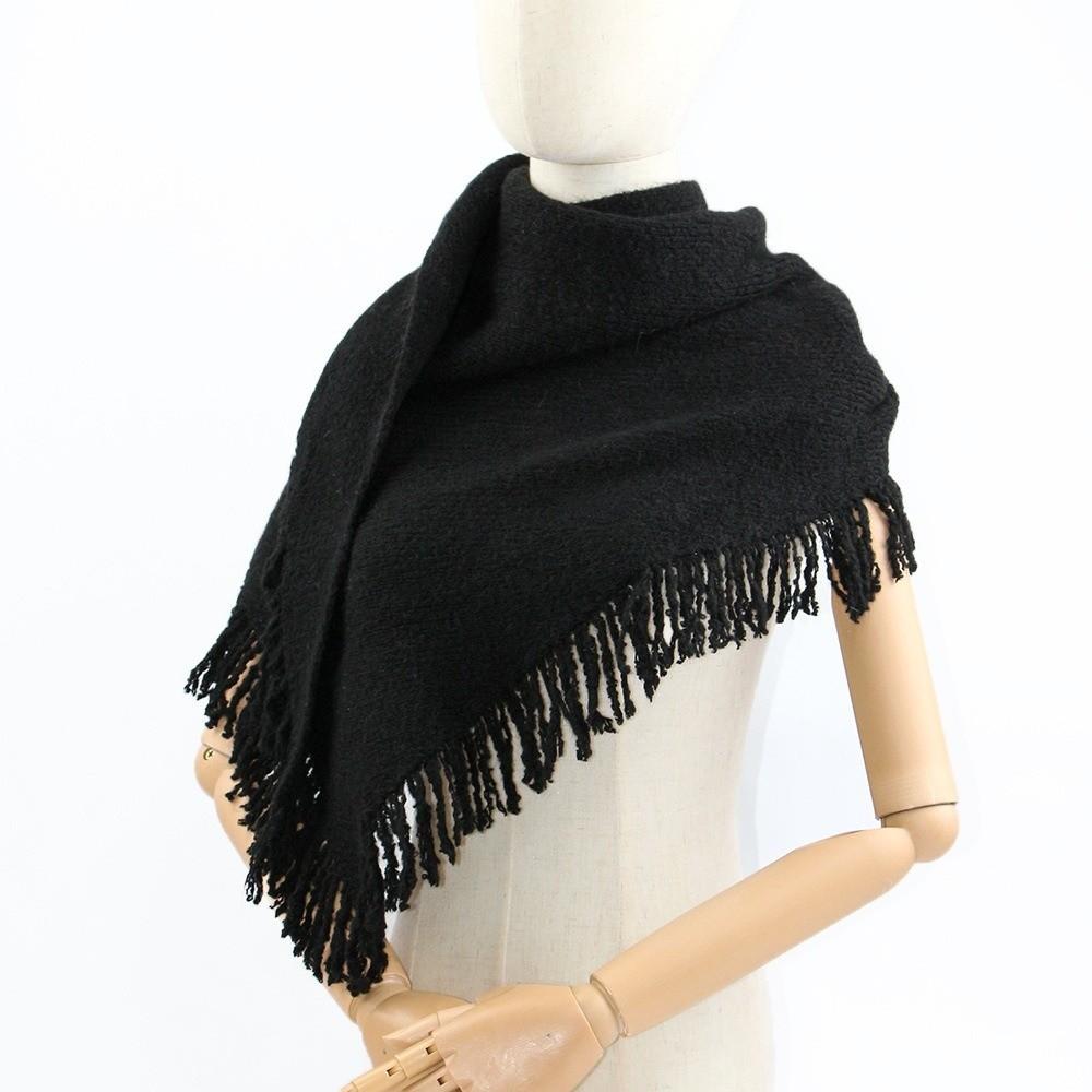 Fashion Tassel Triangle Knitted Scarf Thickened Soft Sweater Shawl Cape Neck Wrap Solid Color Wool Blend Shawl
Fashion Tassel Triangle Knitted Scarf Thickened Soft Sweater Shawl Cape Neck Wrap Solid Color Wool Blend Shawl