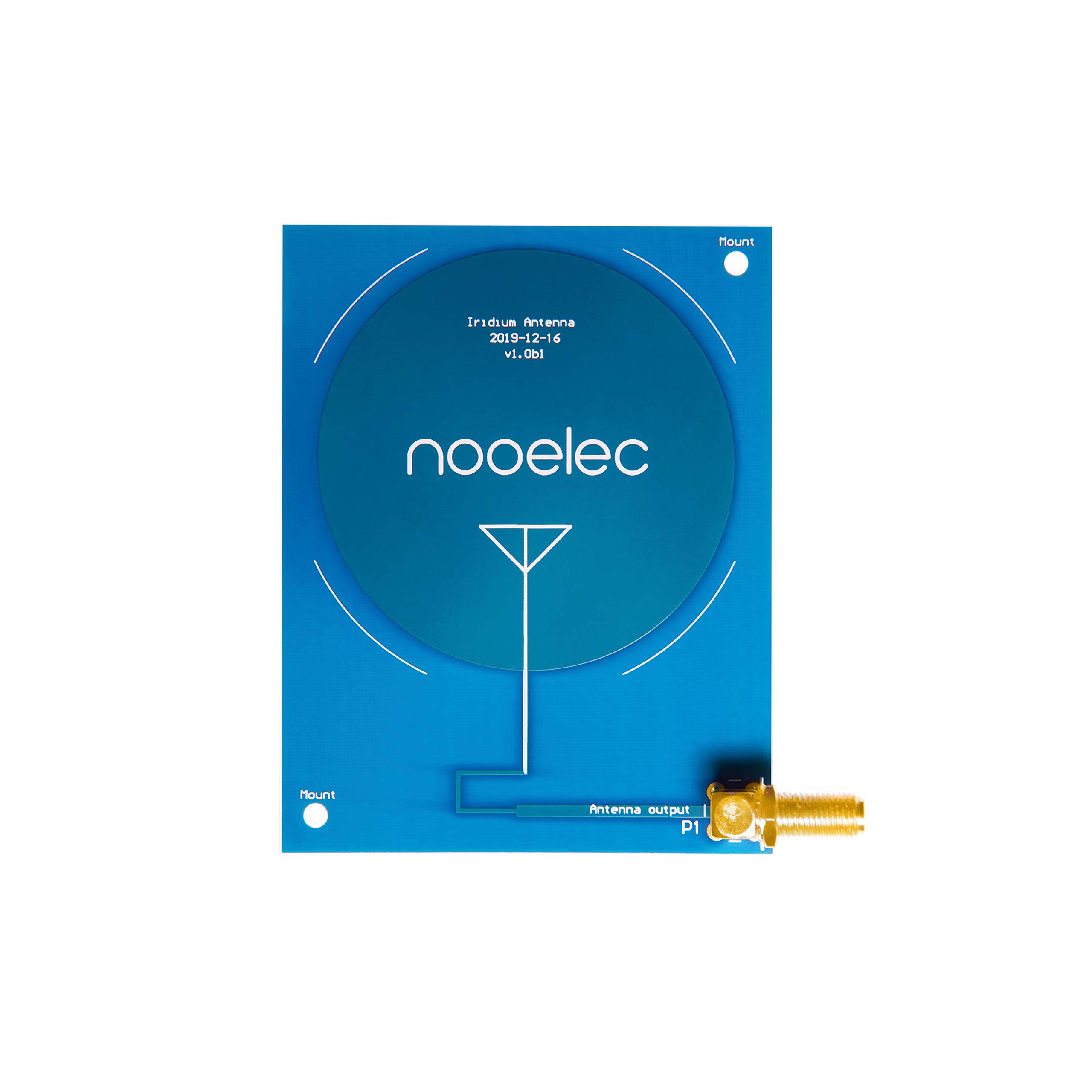 Nooelec Iridium Patch Antenna High Gain 1620MHz PCB Antenna with SMA Connector for Iridium and other applications with center frequency and over 80MHz 
Nooelec Iridium Patch Antenna High Gain 1620MHz PCB Antenna with SMA Connector for Iridium and other applications with center frequency and over 80MHz