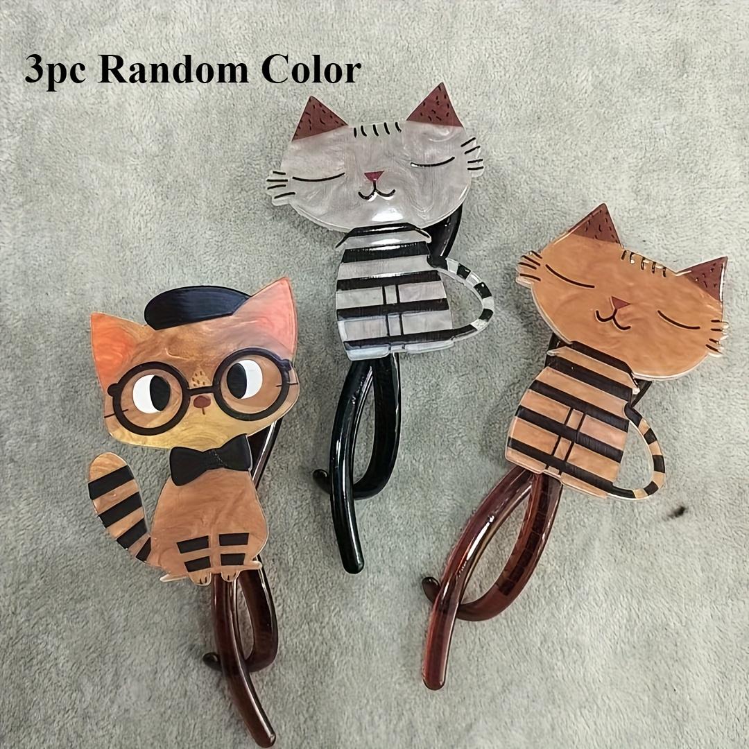 3pcs cute cartoon cat acrylic hair clips, Sweet style. Ideal holiday gift for women. 3pcs
3pcs cute cartoon cat acrylic hair clips, Sweet style. Ideal holiday gift for women. 3pcs