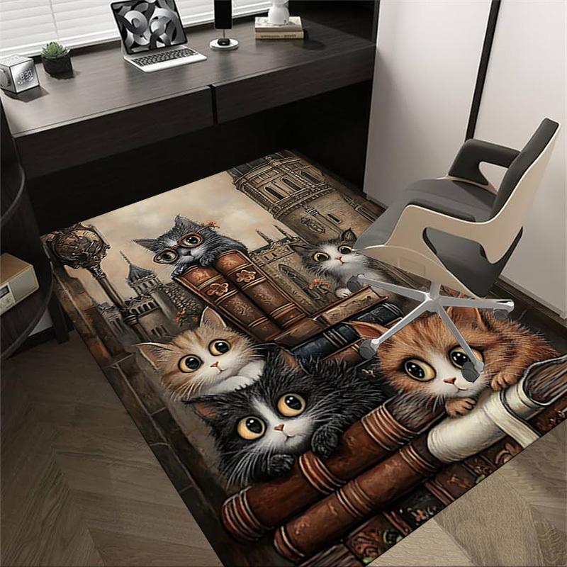 1PC cats books Anti-slip carpet, suitable for Office, bedroomand playrooms. It can also be used as a sofa footrest cover-W91 60cm by 90cm
1PC cats books Anti-slip carpet, suitable for Office, bedroomand playrooms. It can also be used as a sofa footrest cover-W91 60cm by 90cm