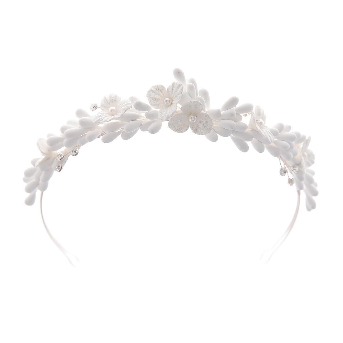 SLBRIDAL Handmade Ins Luxury Rhinestones Crystal Soft Clay Flowers Pearls Bridal Tiara Wedding Crown Women Girls Hair Jewelry
SLBRIDAL Handmade Ins Luxury Rhinestones Crystal Soft Clay Flowers Pearls Bridal Tiara Wedding Crown Women Girls Hair Jewelry