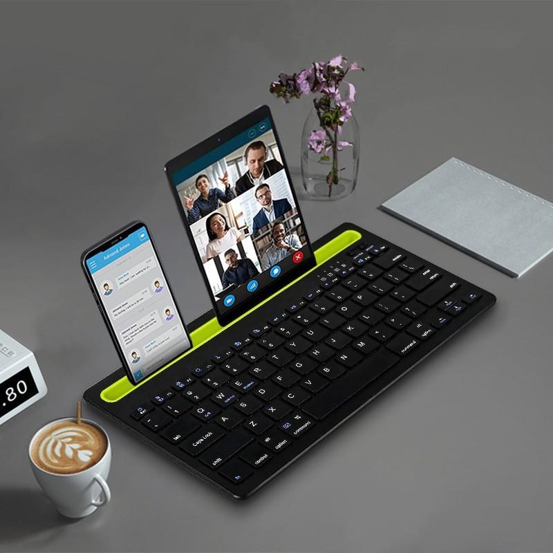 Dual Bluetooth Silent Wireless Keyboard with Card Slot & Charging, Compatible with Mobile Phones & iPads, includes Office Stand чорний
Dual Bluetooth Silent Wireless Keyboard with Card Slot & Charging, Compatible with Mobile Phones & iPads, includes Office Stand чорний