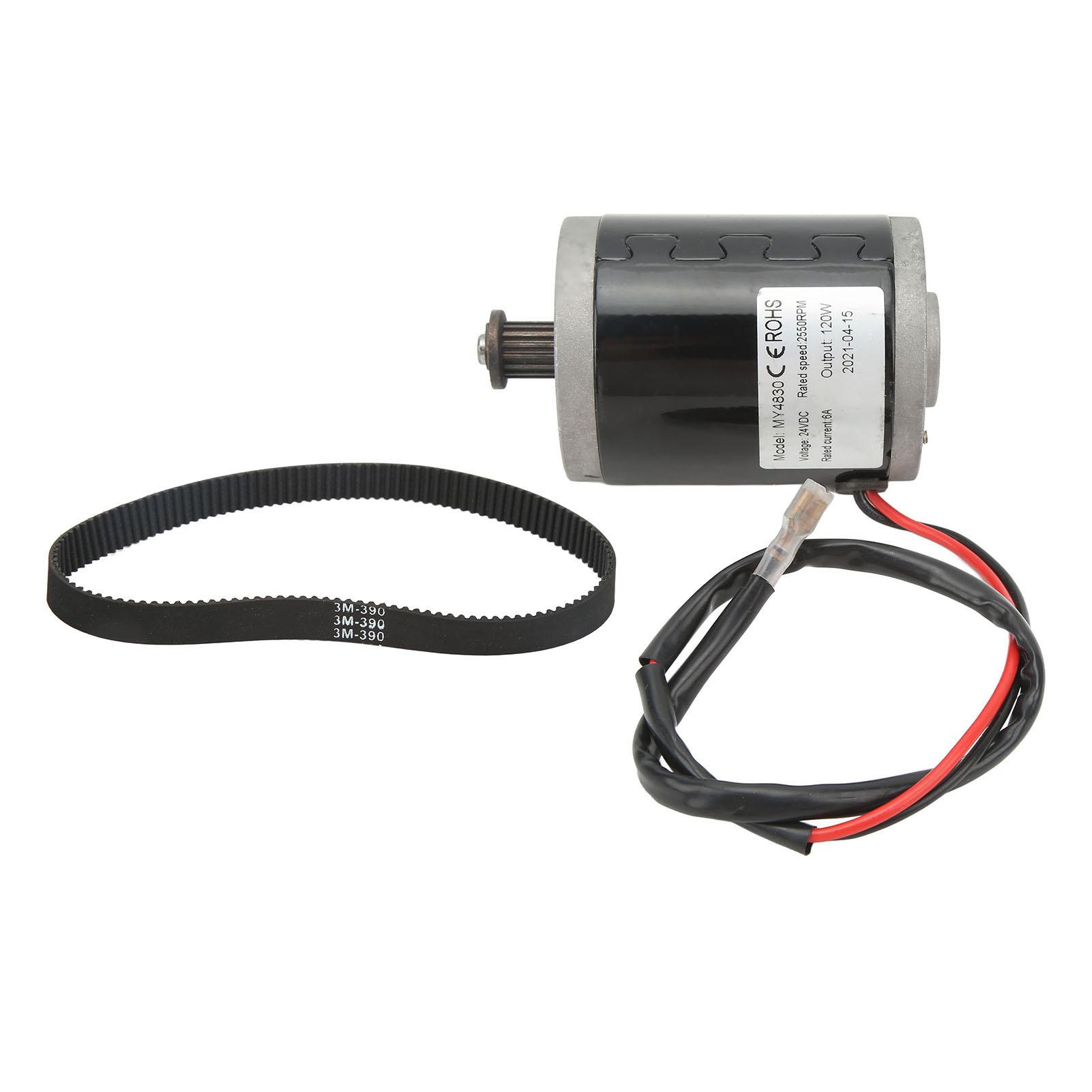 Brushed DC Motor 24V 120W 6A 2550RPM Aluminum Alloy Low Noise High Torsion High Speed Motor for Electric Bike Motorbike
Brushed DC Motor 24V 120W 6A 2550RPM Aluminum Alloy Low Noise High Torsion High Speed Motor for Electric Bike Motorbike