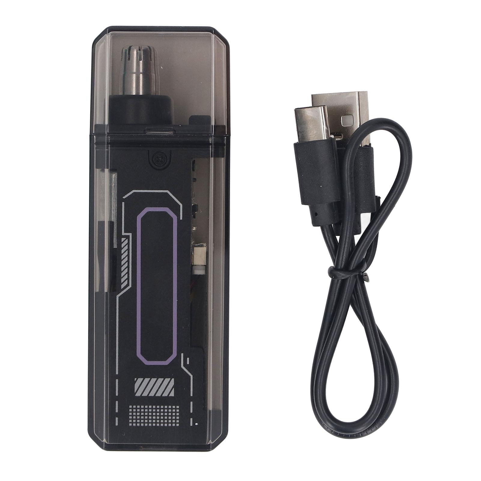 Electric Nose Hair Trimmer Rechargeable Nose Hair Clipper Electric Nose Hair Remover for Men and Wom Black
Electric Nose Hair Trimmer Rechargeable Nose Hair Clipper Electric Nose Hair Remover for Men and Wom Black