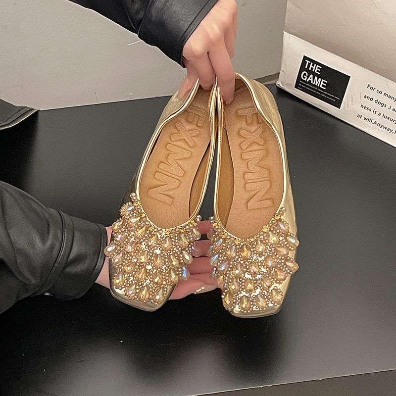 Milo cat square head flat Mary Jane shoes 2025 spring new French crystal full diamond fairy ladyshoes light mouth single shoes 40 золотой
Milo cat square head flat Mary Jane shoes 2025 spring new French crystal full diamond fairy ladyshoes light mouth single shoes 40 золотой