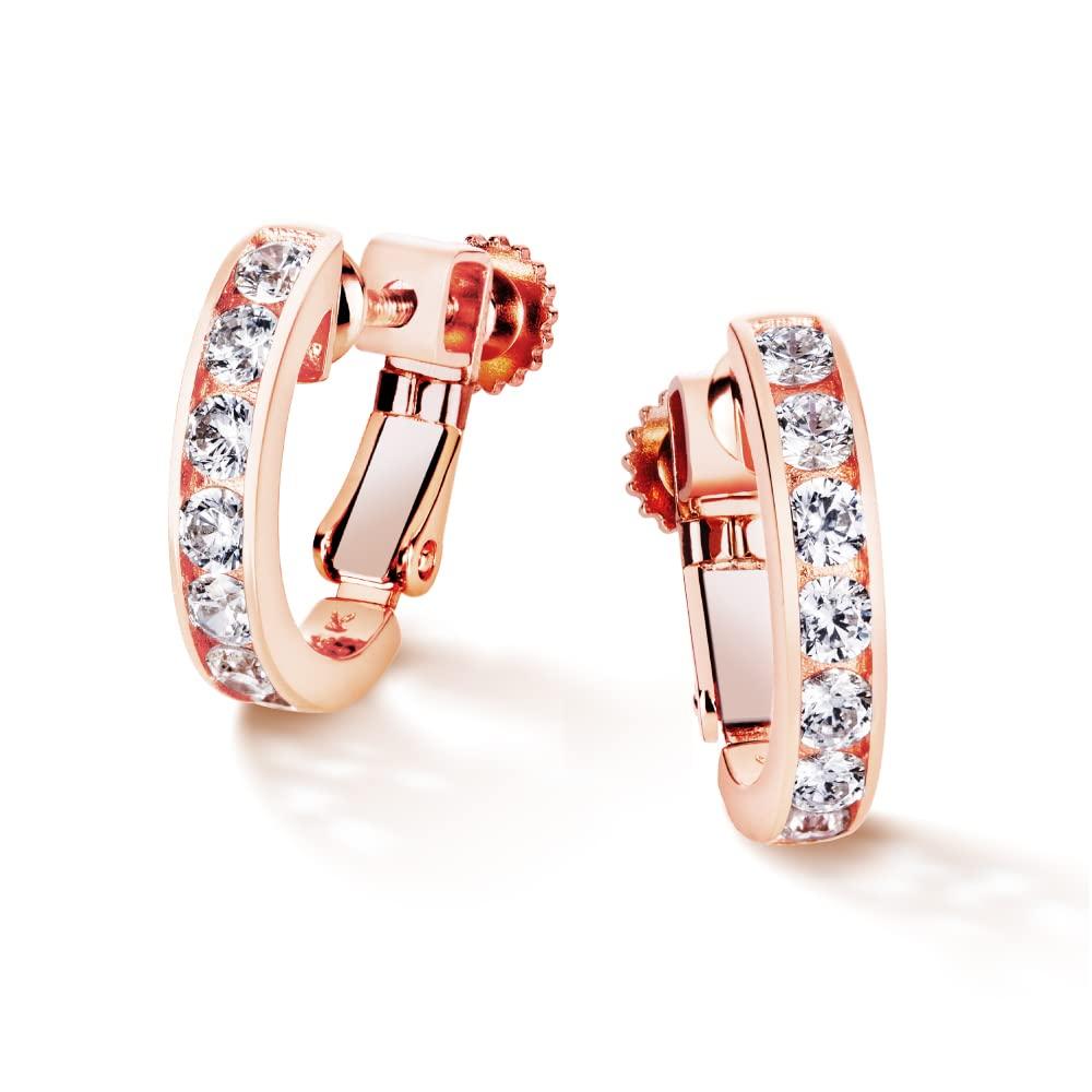Gift from New York Earrings K18 Pink Gold Processed Hoop Earrings Metal Allergy Friendly Brand Women Women s
Gift from New York Earrings K18 Pink Gold Processed Hoop Earrings Metal Allergy Friendly Brand Women Women s