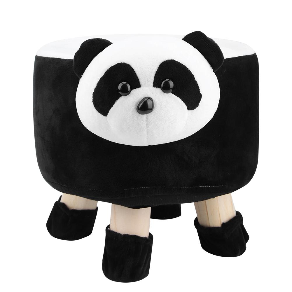 Household Mini Animal Shape Stool Lovely Stool with Flannel Solid Wood Furniture (Panda) Black
Household Mini Animal Shape Stool Lovely Stool with Flannel Solid Wood Furniture (Panda) Black