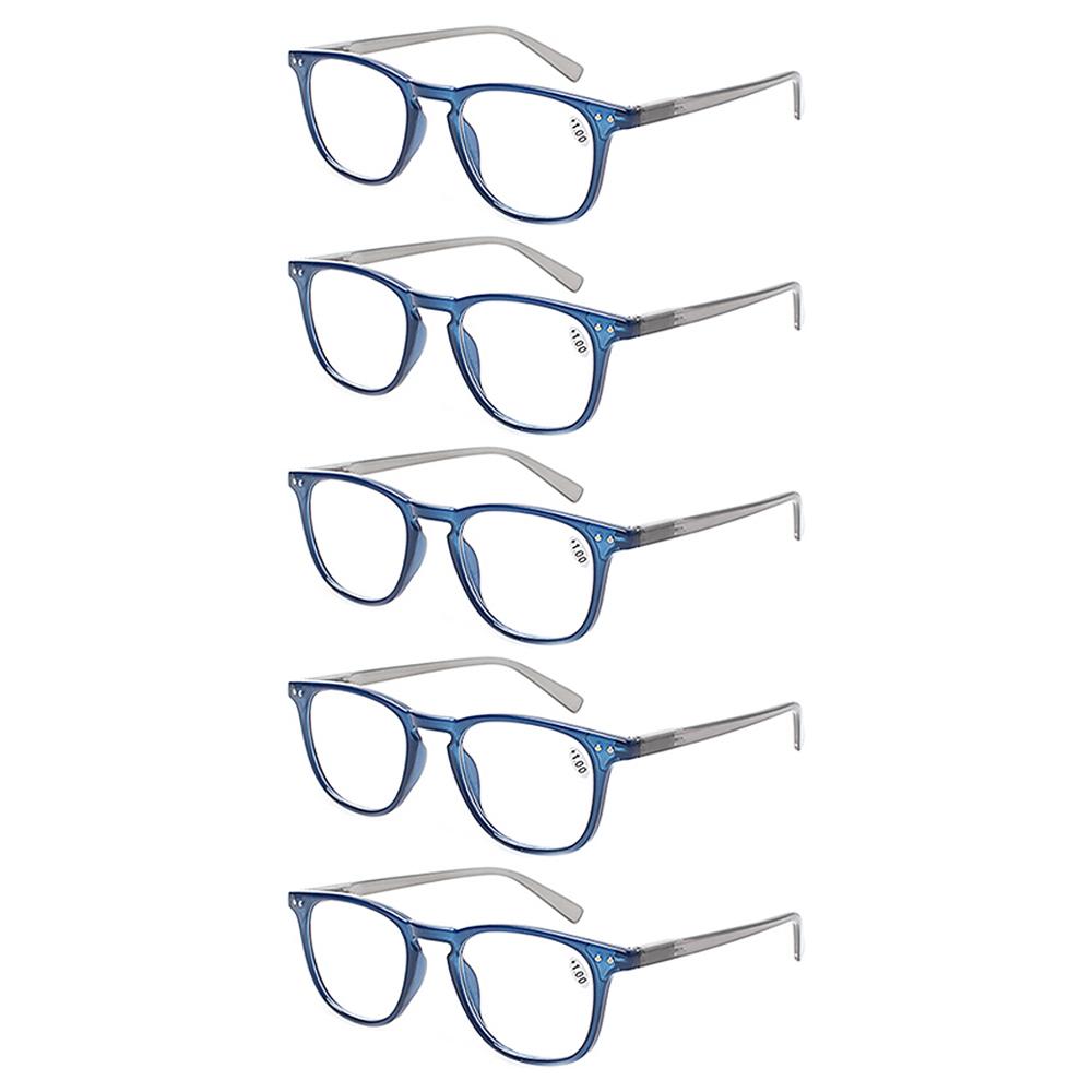 Turezing 5 Pack Reading Glasses for Women and Men Ultralight HD Lenses Prescription Glasses Optical Lenses +50
Turezing 5 Pack Reading Glasses for Women and Men Ultralight HD Lenses Prescription Glasses Optical Lenses +50