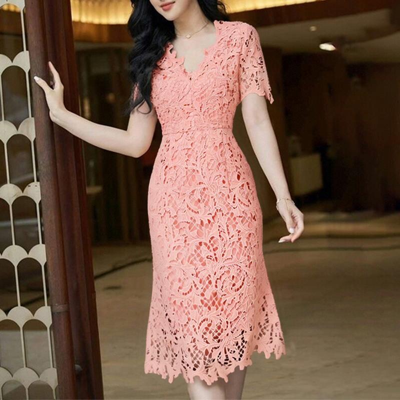 ZANZEA Женское повседневное кружевное платье-футляр с коротким рукавом и лоскутной отделкой крючком 5XL розовый
ZANZEA Женское повседневное кружевное платье-футляр с коротким рукавом и лоскутной отделкой крючком 5XL розовый
