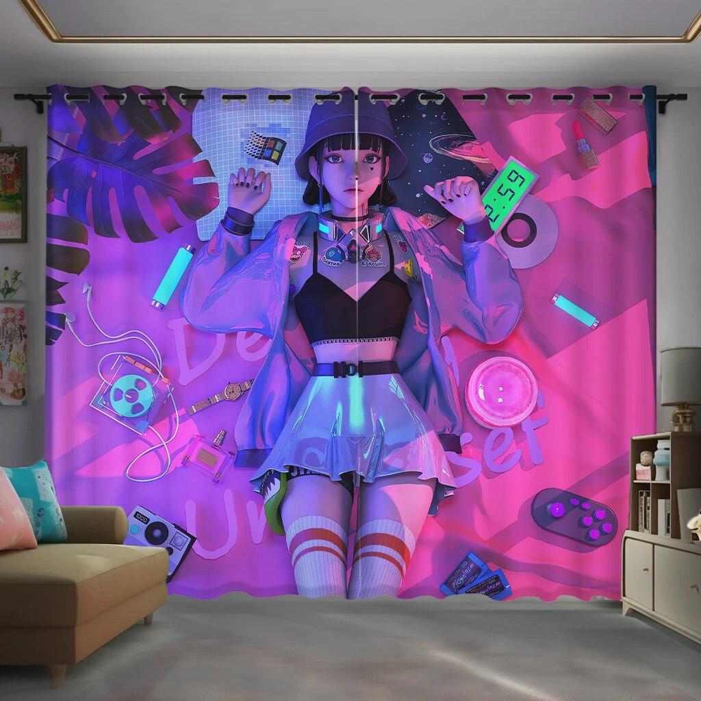 Cyber Punk Car 3D Printed Curtain For Bedroom Living Room Window Floor-to-ceiling Blinds Grommet Top 2pcs W50xH130(CM)x2PCS-Rod pocket
Cyber Punk Car 3D Printed Curtain For Bedroom Living Room Window Floor-to-ceiling Blinds Grommet Top 2pcs W50xH130(CM)x2PCS-Rod pocket