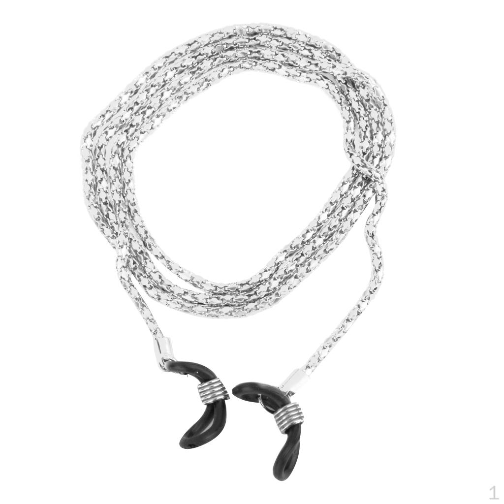 1x Glasses Sunglasses Eyeglasses Spectacles Metal Chain Cord Neck Strap Holder - White
1x Glasses Sunglasses Eyeglasses Spectacles Metal Chain Cord Neck Strap Holder - White