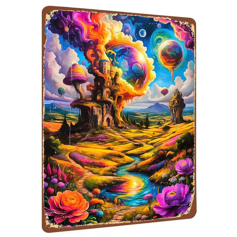 Dream Alien Castle Landscape Iron Painting Creative Home Wall Decor 20x30cm(7.8x11.8inch)
Dream Alien Castle Landscape Iron Painting Creative Home Wall Decor 20x30cm(7.8x11.8inch)