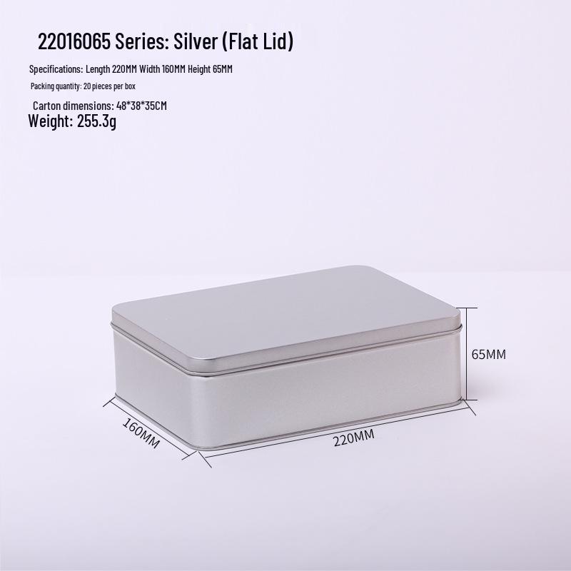 Universal Food-Grade Square Tin Box with Tinplate Lid for Cookies and Biscuits
Universal Food-Grade Square Tin Box with Tinplate Lid for Cookies and Biscuits