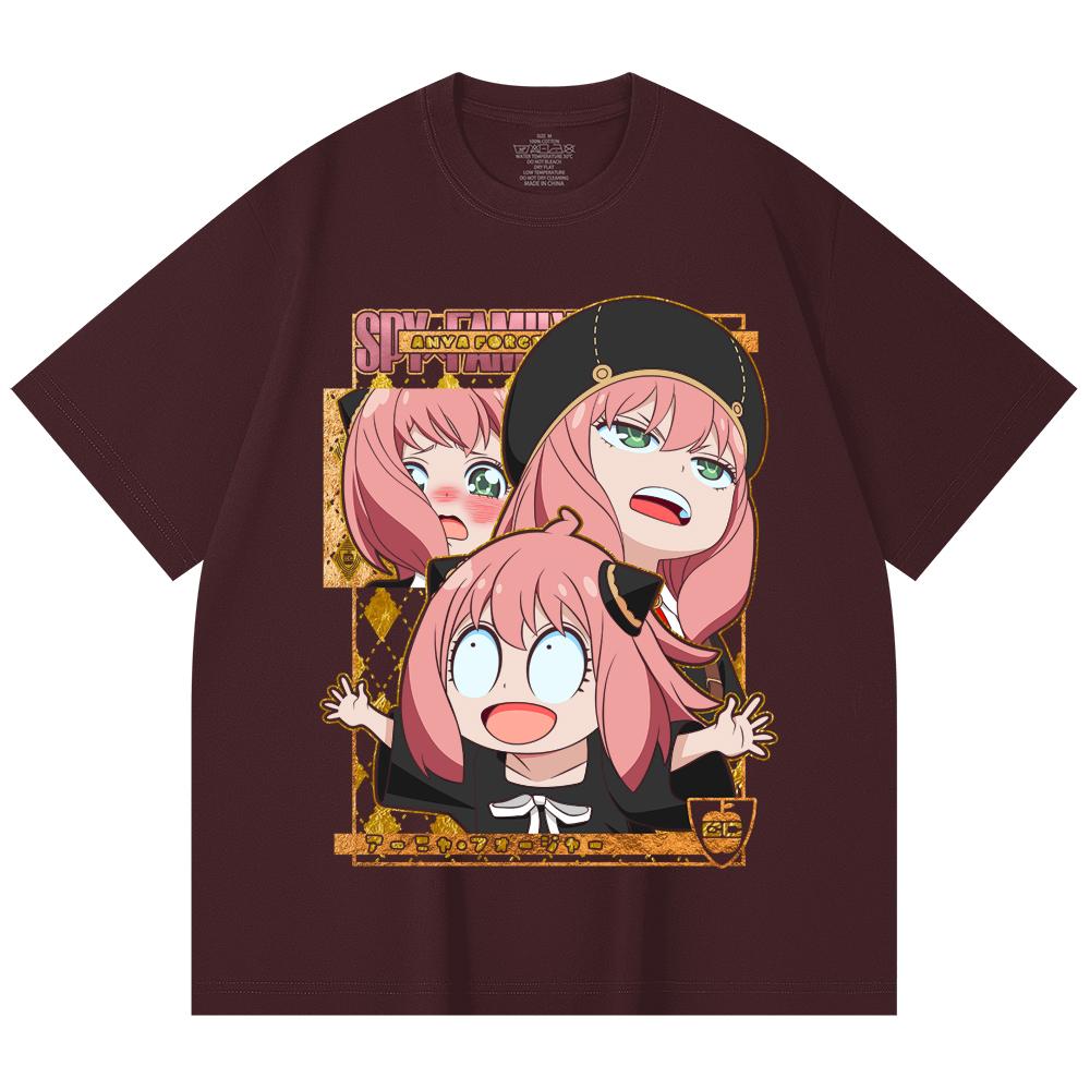 230 Gsm 100% Cotton Spy x Family V12 Anya Print Unisex Heavy Cotton T Shirt 2XL вина червоного кольору
230 Gsm 100% Cotton Spy x Family V12 Anya Print Unisex Heavy Cotton T Shirt 2XL вина червоного кольору
