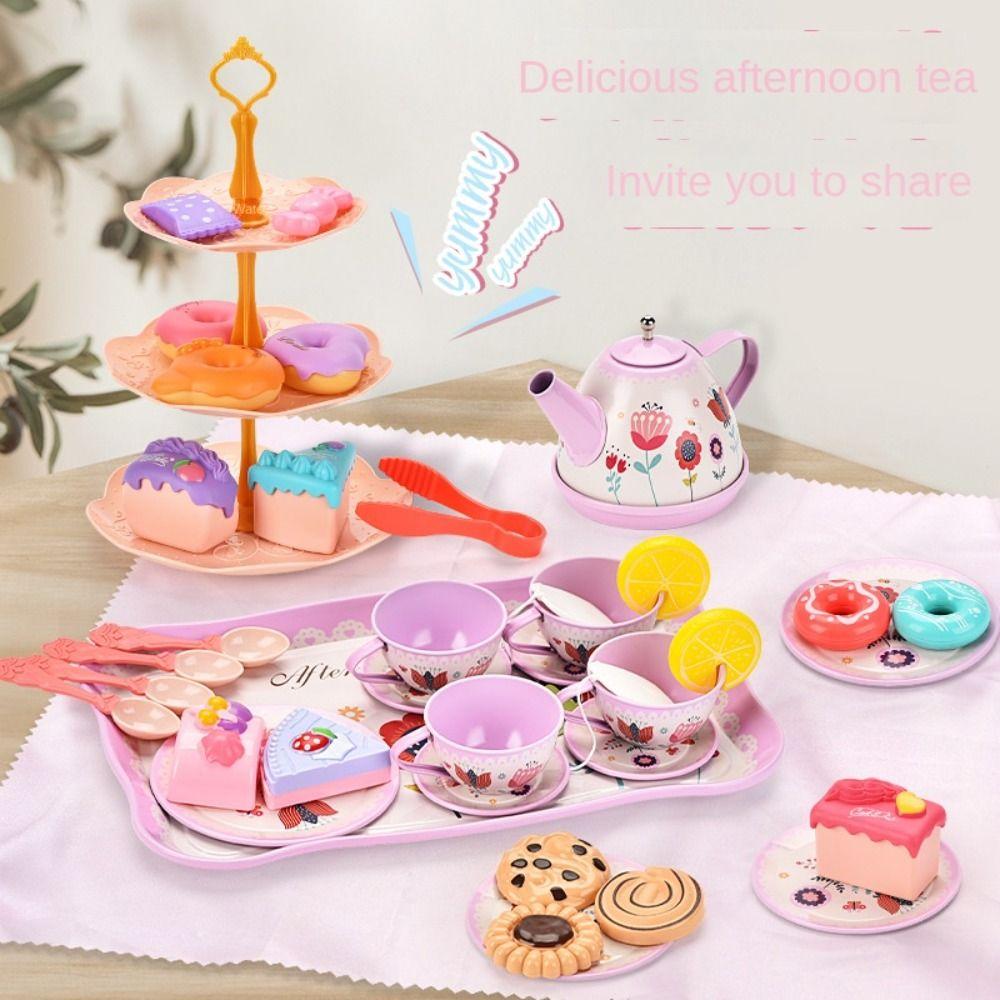 Kitchen Toys Simulation Tea Food Cake Game Kid s Role-Playing Kitchen Toys DIY Girls Toys
Kitchen Toys Simulation Tea Food Cake Game Kid s Role-Playing Kitchen Toys DIY Girls Toys
