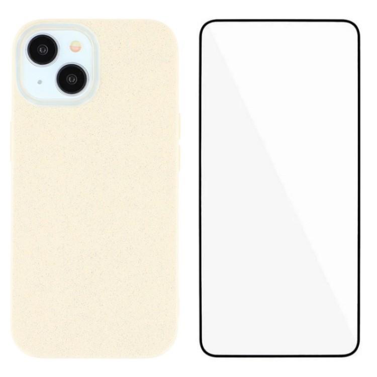 WANLONFENG XL2 Series for iPhone 14/13 Case IMD Glitter TPU Phone Cover with Tempered Glass Film Beige
WANLONFENG XL2 Series for iPhone 14/13 Case IMD Glitter TPU Phone Cover with Tempered Glass Film Beige