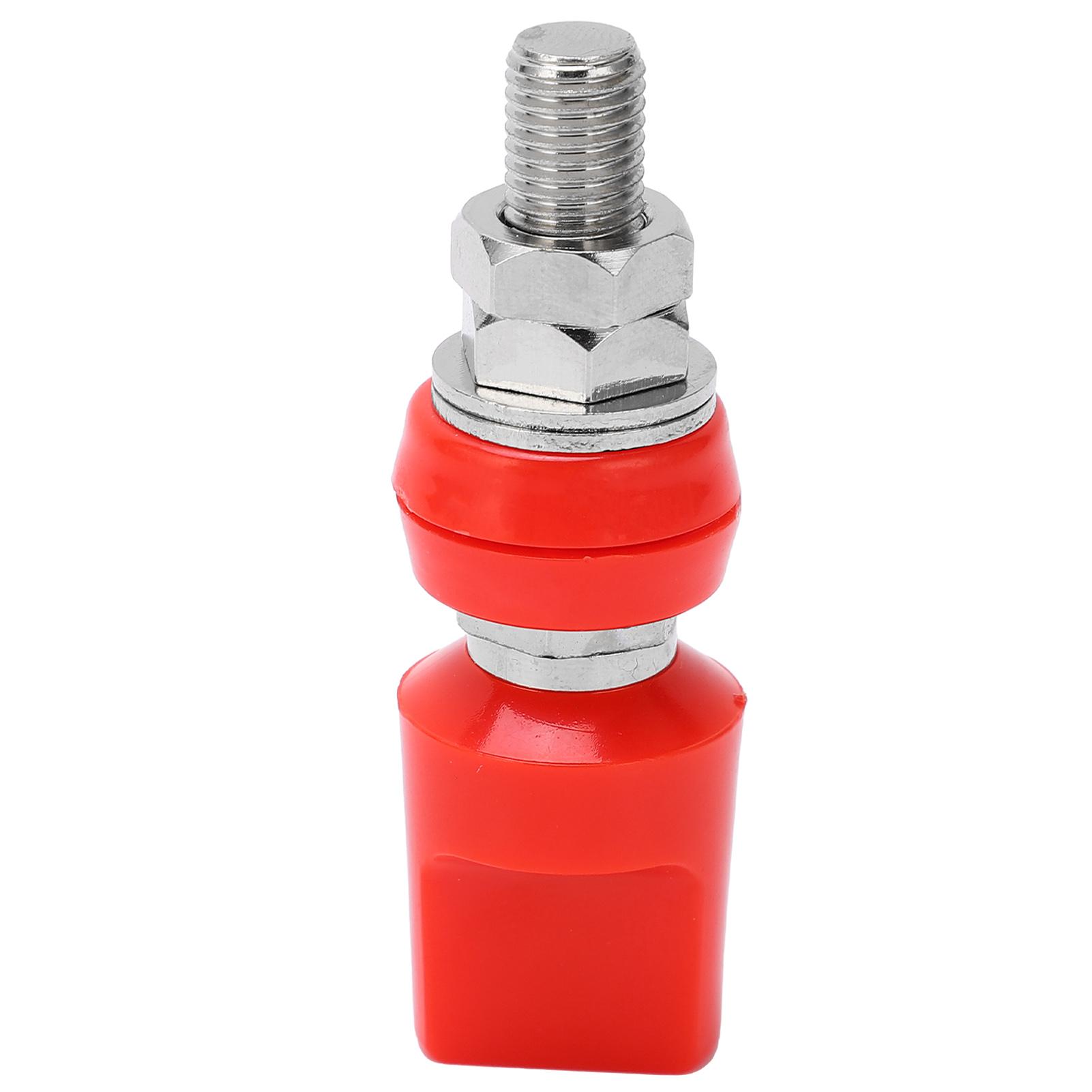 Terminal Multipurpose 4mm Brass Flat Cover M8 100A High Current Terminal Block with JackRed
Terminal Multipurpose 4mm Brass Flat Cover M8 100A High Current Terminal Block with JackRed