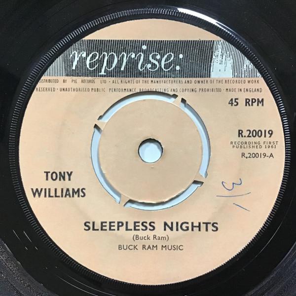 7inch Record TONY WILLIAMS (2) - Sleepless Nights R20019 Reprise Records 1961 UK Pop Used
7inch Record TONY WILLIAMS (2) - Sleepless Nights R20019 Reprise Records 1961 UK Pop Used