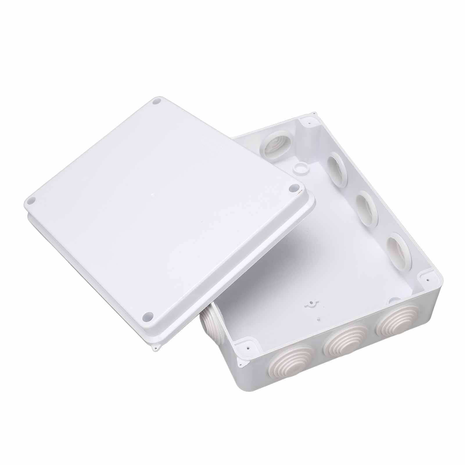 Electrical Junction Box ABS 255x200x80mm IP65 Waterproof Plastic Enclosure with Rubber Plug
Electrical Junction Box ABS 255x200x80mm IP65 Waterproof Plastic Enclosure with Rubber Plug