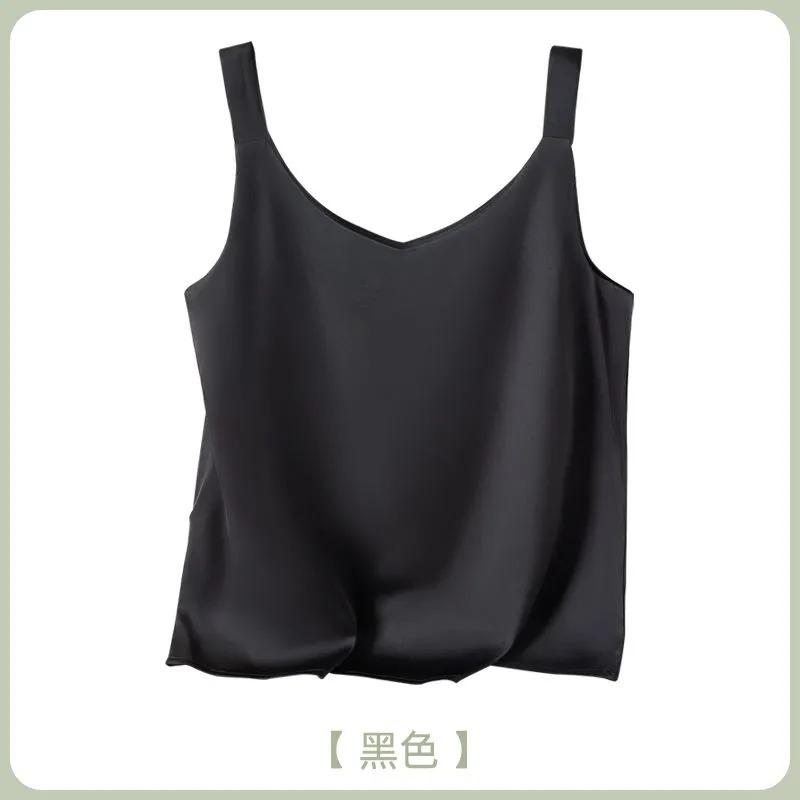 Womens Solid Color V Neck Sleeveless Satin Cami Top S чёрный
Womens Solid Color V Neck Sleeveless Satin Cami Top S чёрный