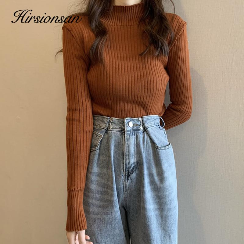 Hirsionsan Leisure Simple Solid Base Пуловеры Женские водолазки с длинным рукавом Вязаный свитер Женщины Осень Зима Свободный Элегантный теплый джемпер
Hirsionsan Leisure Simple Solid Base Пуловеры Женские водолазки с длинным рукавом Вязаный свитер Женщины Осень Зима Свободный Элегантный теплый джемпер