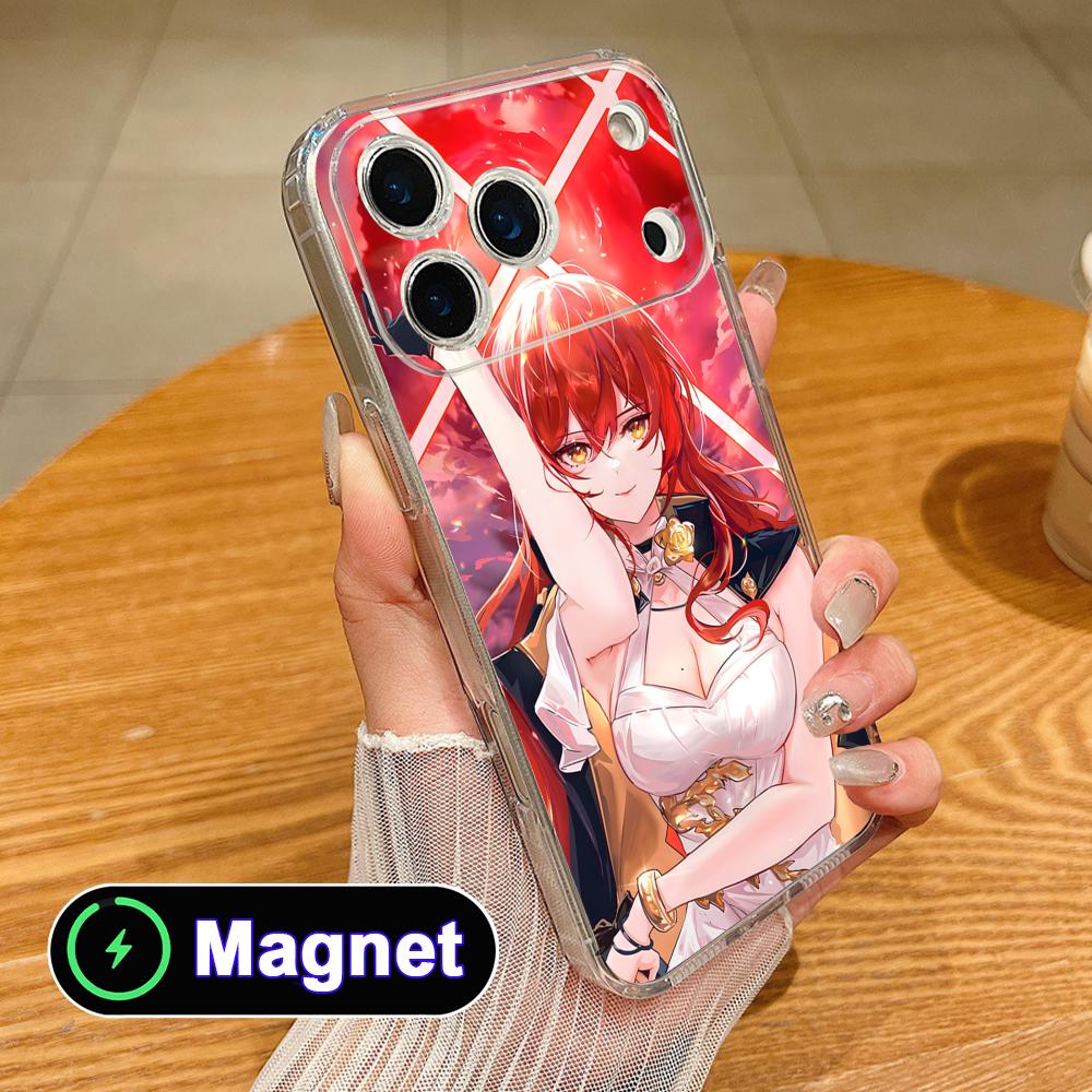 HSR Himeko Clear TPU Magsafe Mobile Phone Case for iPhone 17 16 15 14 13 12 11 Air Pro Max Plus Mini Colorful Cover iPhone 11 Pro Max
HSR Himeko Clear TPU Magsafe Mobile Phone Case for iPhone 17 16 15 14 13 12 11 Air Pro Max Plus Mini Colorful Cover iPhone 11 Pro Max