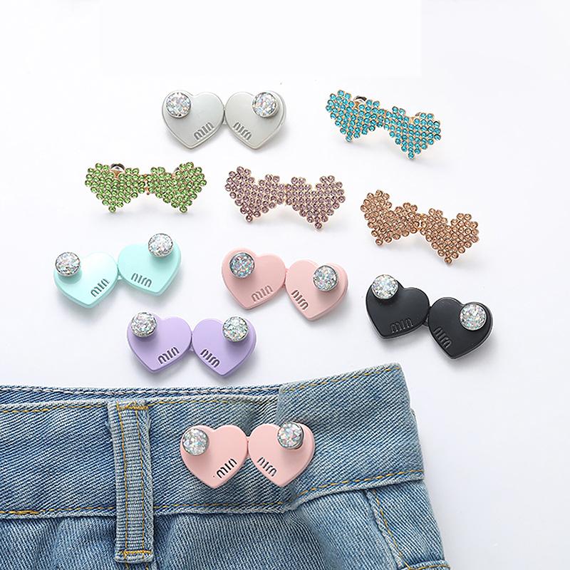 Heart Waist Buckle Nail-Free Snaps Removable Pant Clips Adjustable Waist Tightener For Girls Clothing Accessories A4
Heart Waist Buckle Nail-Free Snaps Removable Pant Clips Adjustable Waist Tightener For Girls Clothing Accessories A4