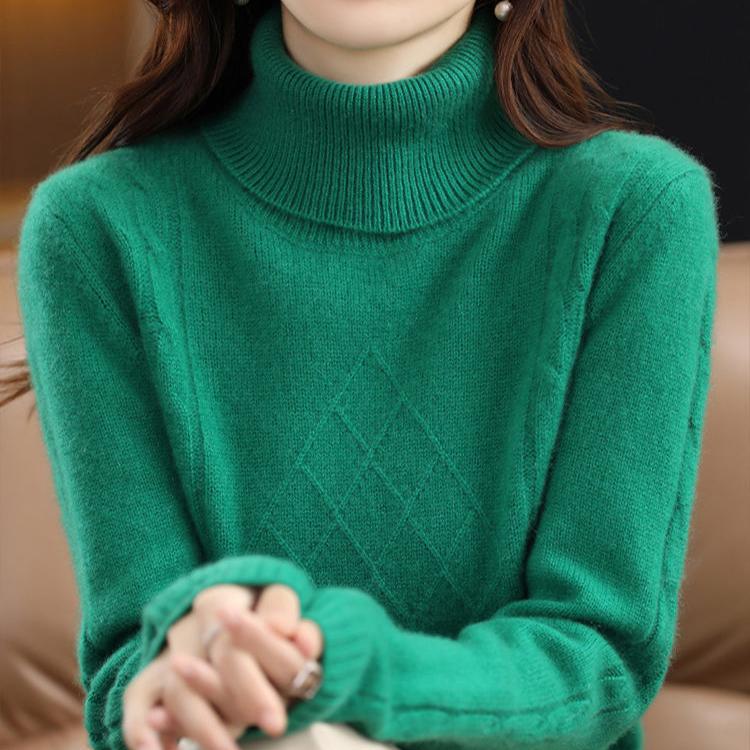 Корейский свободный свитер, женский толстый вязаный свитер с длинными рукавами, однотонный универсальный свитер с высоким воротом, повседневный пуловер для осени и зимы XL
Корейский свободный свитер, женский толстый вязаный свитер с длинными рукавами, однотонный универсальный свитер с высоким воротом, повседневный пуловер для осени и зимы XL