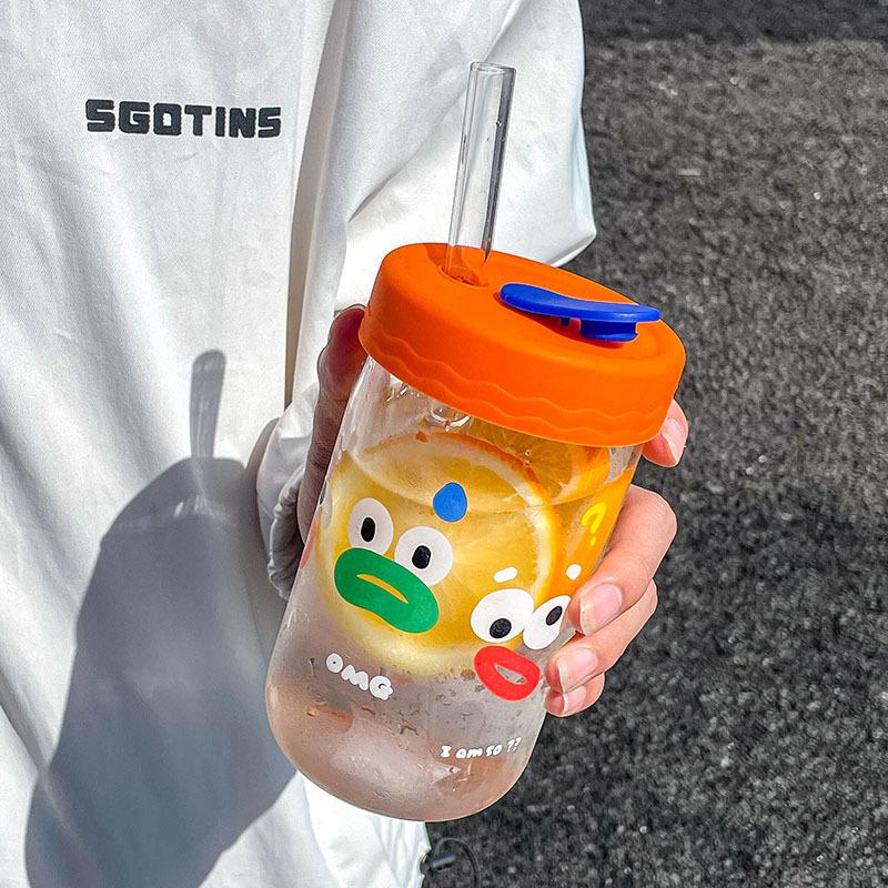 Cute Bubble Boba Pearl Milk Tea Straw Water Bottle High Borosilicate Glass Heat-resistant Leakproof Coffee Juice Cup Drinkware 600ml оранжевый
Cute Bubble Boba Pearl Milk Tea Straw Water Bottle High Borosilicate Glass Heat-resistant Leakproof Coffee Juice Cup Drinkware 600ml оранжевый