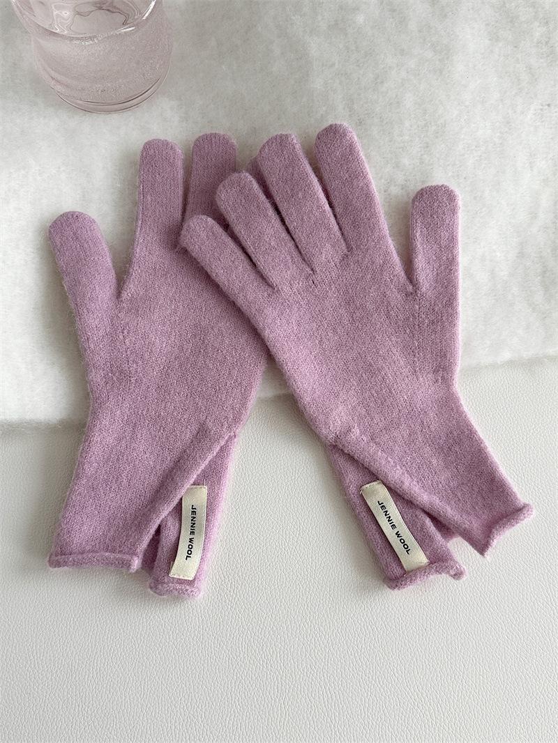 Korean solid color with marked dew finger gloves for women s high-end ins versatile knitted wool warm five-finger gloves
Korean solid color with marked dew finger gloves for women s high-end ins versatile knitted wool warm five-finger gloves