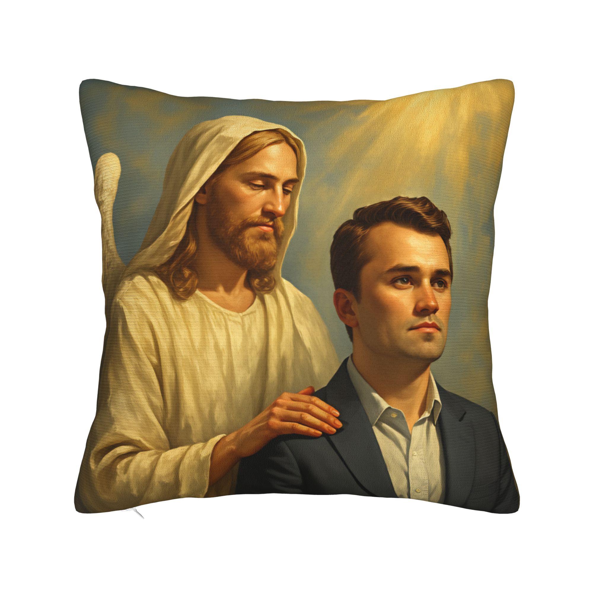 Charlie Kirk Angelic Advocate And Jesus Pillowcases Cute Funny Pillow Case For Living Room Chair Square Pillow Cover 12x12Inch
Charlie Kirk Angelic Advocate And Jesus Pillowcases Cute Funny Pillow Case For Living Room Chair Square Pillow Cover 12x12Inch