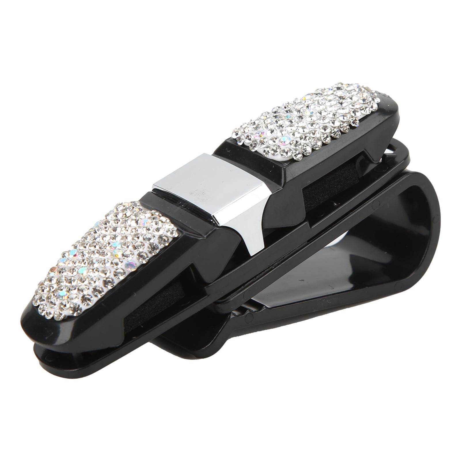Sun Glasses Clip Rhinestones Sunglasses Card Holder Hanger for Car
Sun Glasses Clip Rhinestones Sunglasses Card Holder Hanger for Car