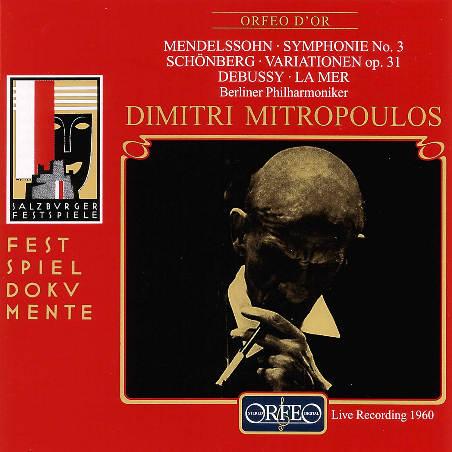 CD MITROPOULOS BERLIN PHILHARMONIC - Mendelssohn: Symphony No.3 / Schoen ORFEOR488981 Japan ObiClassical Used
CD MITROPOULOS BERLIN PHILHARMONIC - Mendelssohn: Symphony No.3 / Schoen ORFEOR488981 Japan ObiClassical Used