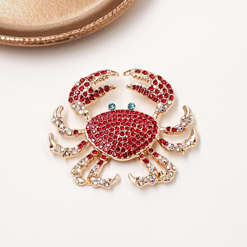 Diamond-encrusted Crab-shaped Brooch Women’s High-end Metal Corsage Brooch Clothing Backpack Scarf Accessories Animal Brooches
Diamond-encrusted Crab-shaped Brooch Women’s High-end Metal Corsage Brooch Clothing Backpack Scarf Accessories Animal Brooches