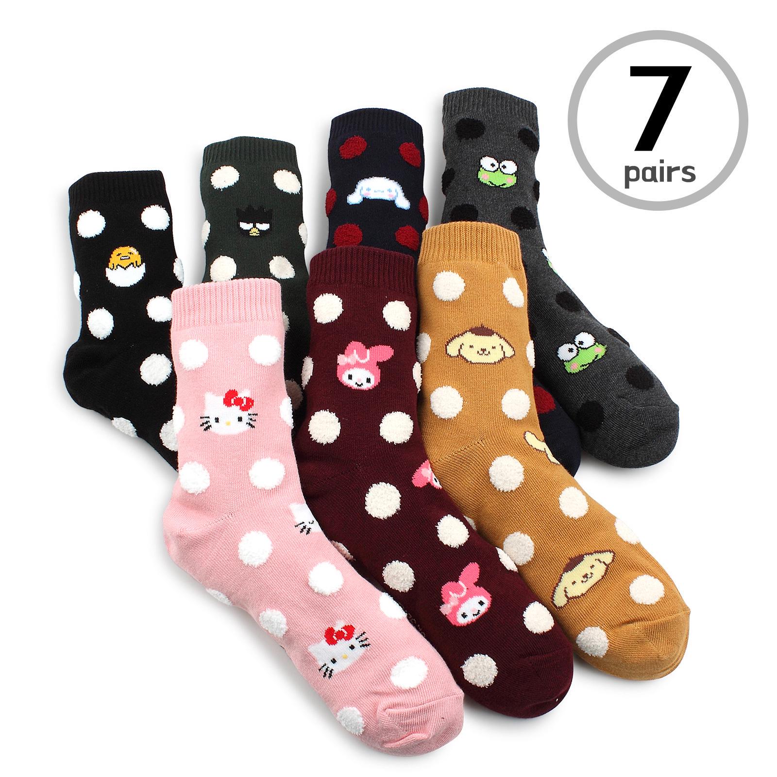 (7 пар) Женские носки Tactel с официальной лицензией Sanrio Dot VA17 23cm - 26cm
(7 пар) Женские носки Tactel с официальной лицензией Sanrio Dot VA17 23cm - 26cm