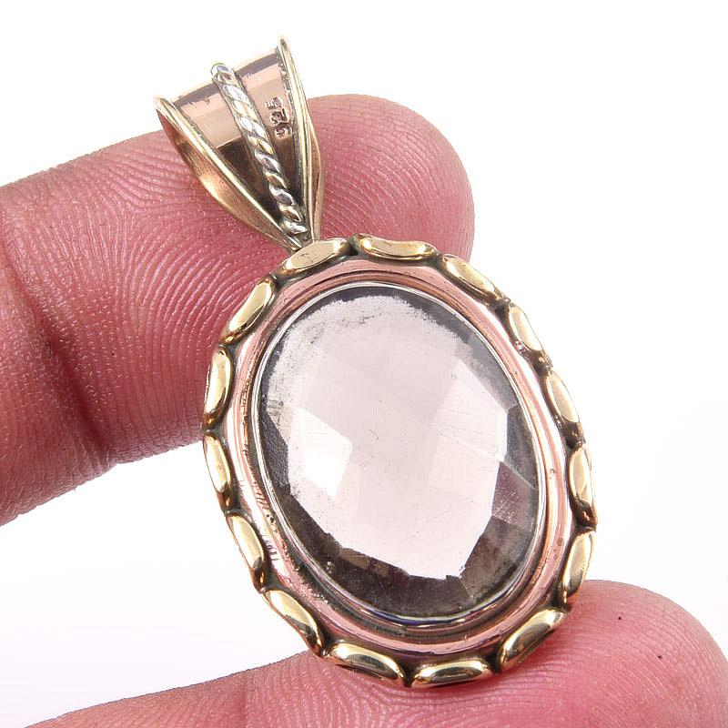 Natural Smoky Quartz 925 Solid Sterling Silver TwoTone Gift Pendant 1.50 P1S73
Natural Smoky Quartz 925 Solid Sterling Silver TwoTone Gift Pendant 1.50 P1S73